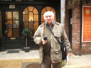 Sam recording the voices of Derry