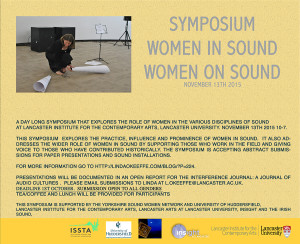 Women in Sound/Women on Sound Symposium 2015