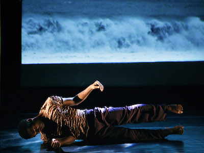 Work inspired by the elemental liquid, Water. Dance Theatre of Ireland 2005